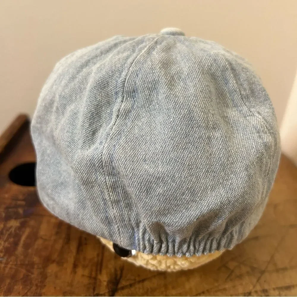 Disney Pooh Bear Rare Vintage Hat 100% Cotton looks like Acid Washed Denim Youth